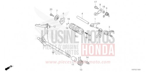 GEARSHIFT DRUM Z125MAN de 2022